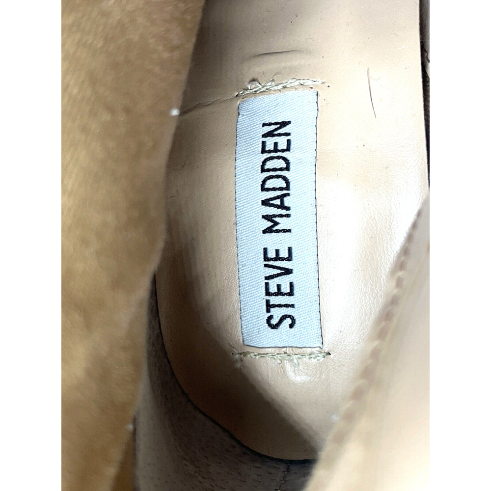 Steve Madden Womens Animal Print Pony Hair Booties Size 8 M Pixie-L Block Heel - Picture 4 of 16